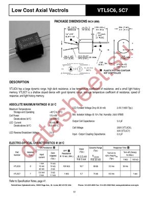 VTL5C6 datasheet  